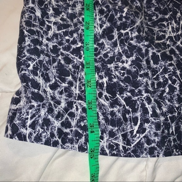 MICHAEL KORS Blue Animal Print Silk Dress size small - Picture 8 of 9